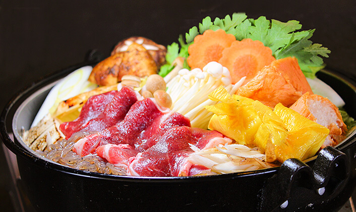 かもすき焼き(合鴨)