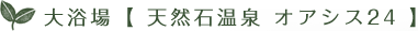 天然石温泉 オアシス24